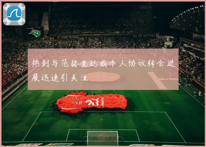 热刺与范赫克达成个人协议转会进展迅速引关注